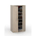 Milano 2 Door Oak Shoe Storage Cabinet - FurniComp