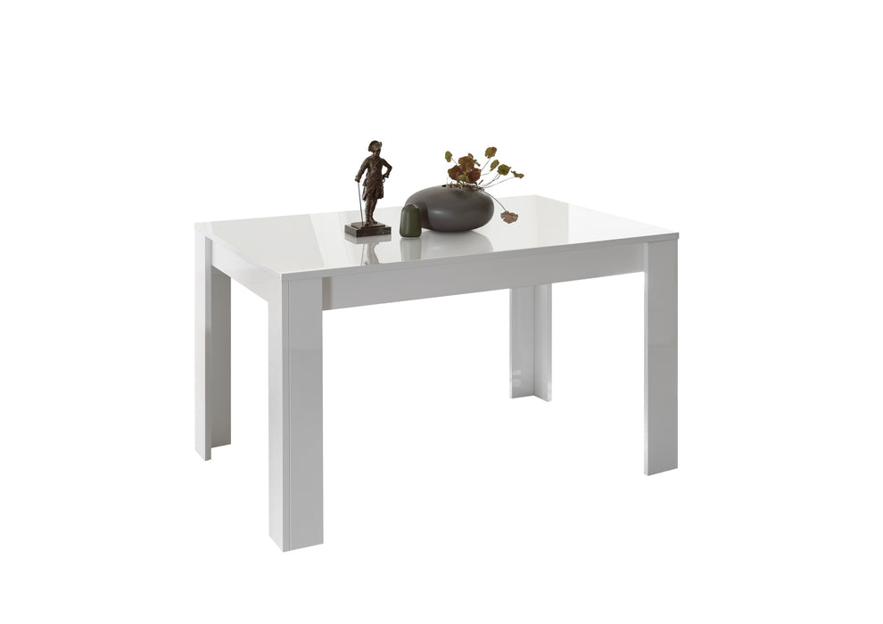 Milano 180cm White Gloss Dining Table - FurniComp