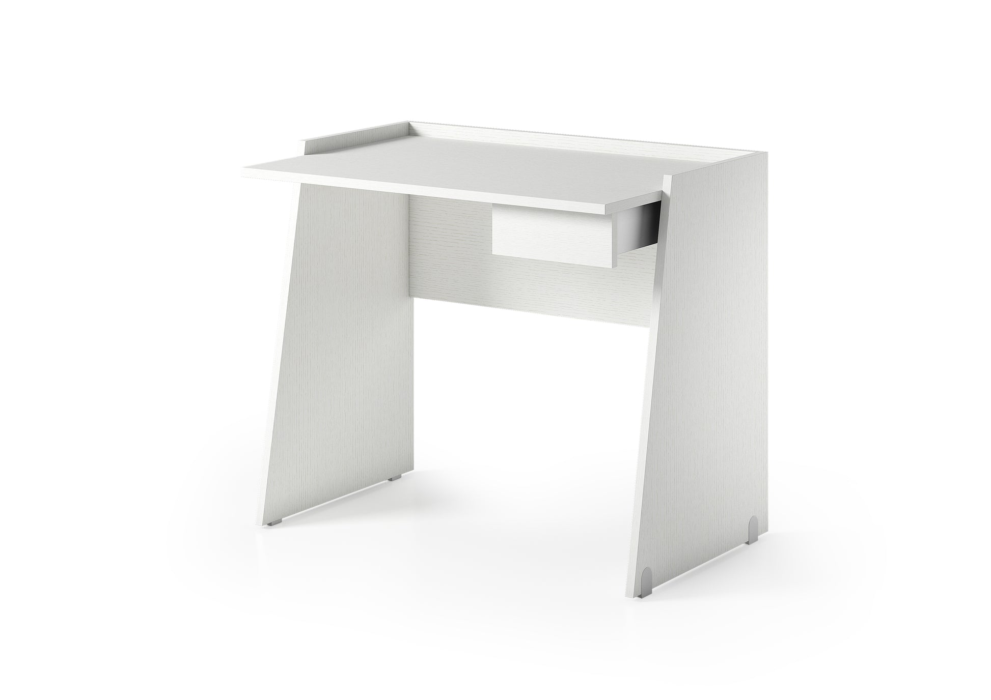 Nero Small White 1 Drawer Computer Desk Study Table - FurniComp