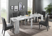 Novara Concrete Grey Extending Console Dining Table - FurniComp