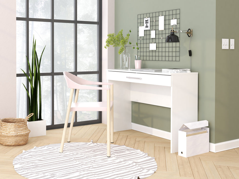 Olivia Small White Desk Study Table - FurniComp