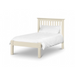Peru Stone White Low Foot End Shaker Style Bed - FurniComp