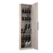 Reflex Oak Tall Mirrored Shoe Cabinet - FurniComp