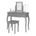 Rene 1 Drawer Grey Dressing Table - FurniComp