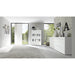 Selene 2 Door 3 Drawer White Gloss Sideboard - FurniComp