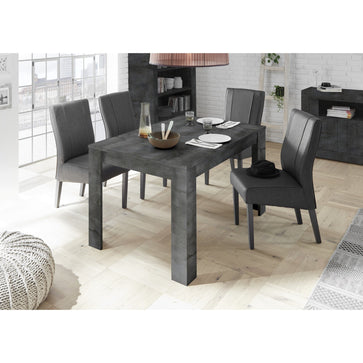 Siena 180cm Anthracite/Oxide Dining Table - FurniComp