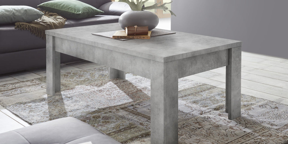 Concrete center store table