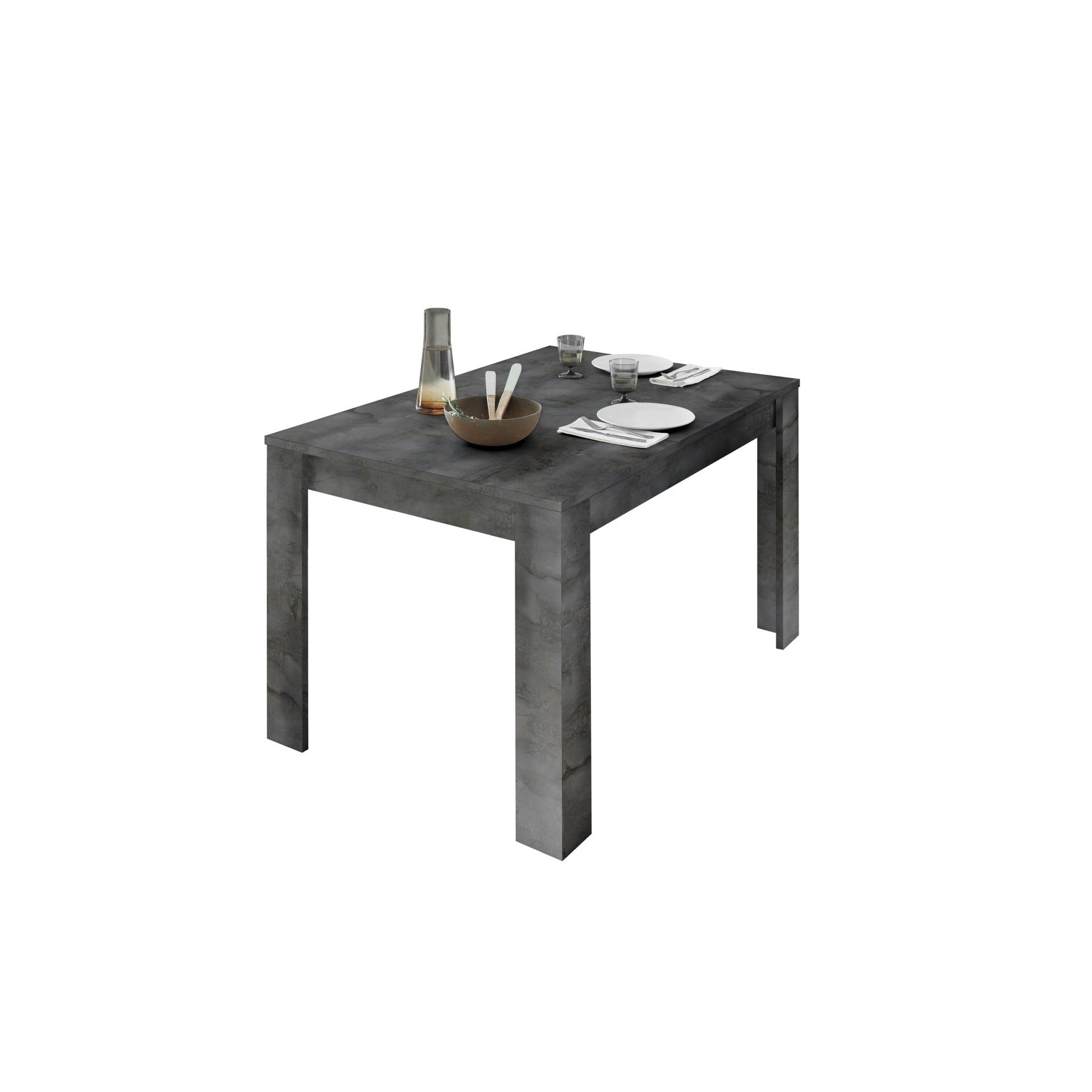 Siena 180cm Anthracite/Oxide Dining Table - FurniComp