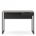 Simplicity 1 Drawer Black with Oak Trim Desk - FurniComp