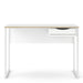 Simplicity 1 Drawer White with Oak Trim Desk - FurniComp