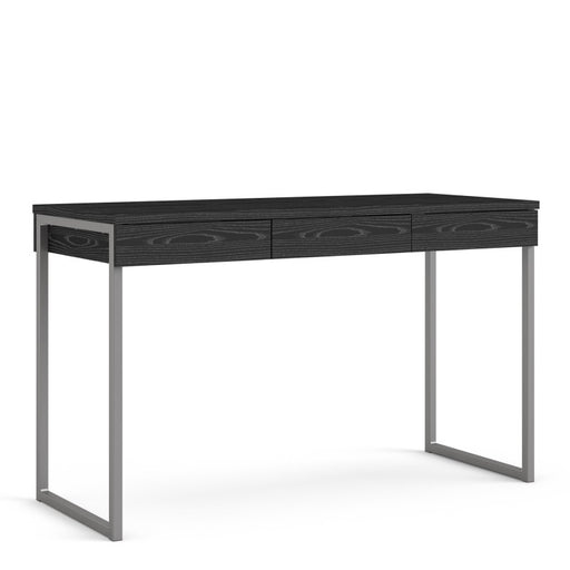 Simplicity 3 Drawer Black Desk - FurniComp