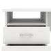 Simplicity 3 Drawer White Home Office Desk - FurniComp