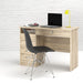 Simplicity 5 Drawer Oak Home Office Desk - FurniComp