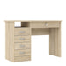 Simplicity 5 Drawer Oak Home Office Desk - FurniComp