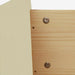 Skagen 3 Drawer Cream and Pine Bedside - FurniComp
