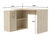 Smart Oak Effect L Shaped Reversible Corner Desk - FurniComp
