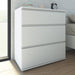 Sorrento 3 Drawers White Chest of Drawer - FurniComp