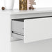 Sorrento 6 Drawers (3+3) White Wide Chest of Drawer - FurniComp
