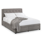 Stockton Grey Fabric 4 Drawer Bed - FurniComp