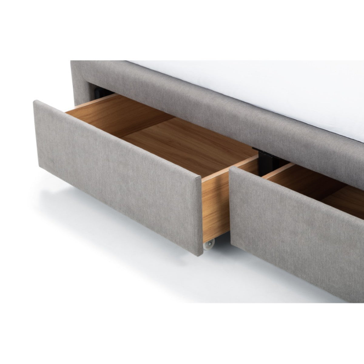 Stockton Grey Fabric 4 Drawer Bed - FurniComp