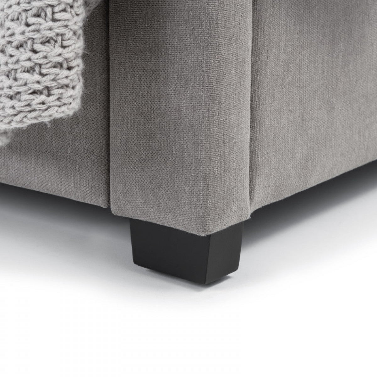 Stockton Grey Fabric 4 Drawer Bed - FurniComp