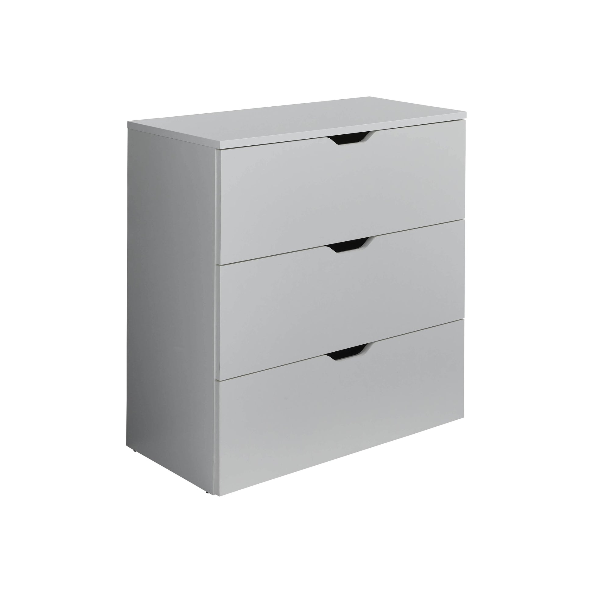 Trendy White 3 Drawer Chest of Drawer - FurniComp