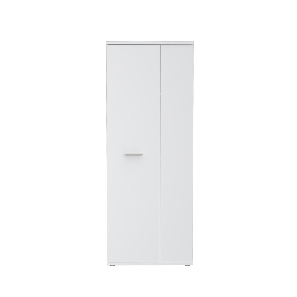 Variant Multipurpose White Tall 2 Door Broom Utility Cupboard - FurniComp