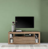 Viola 1 Door 172cm Mercure Oak TV Stand Up To 75 Inch - FurniComp