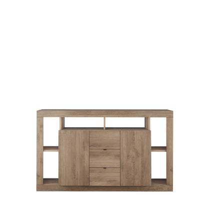 Viola 2 Door 3 Drawer 172cm Mercure Oak Sideboard - FurniComp