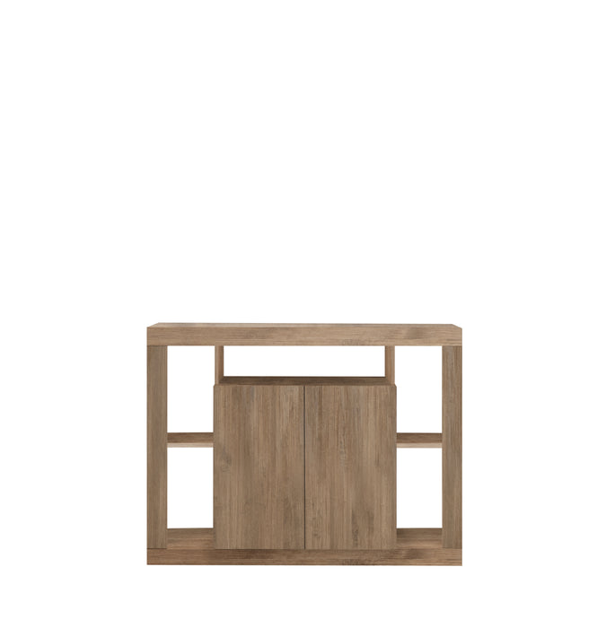 Viola 2 Door Mercure Oak Small Sideboard - FurniComp