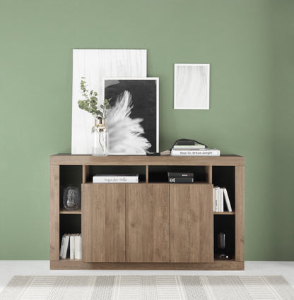 Viola 3 Door 172cm Mercure Oak Sideboard - FurniComp