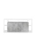 Viola 4 Door White Gloss and Concrete Grey 210cm Sideboard - FurniComp